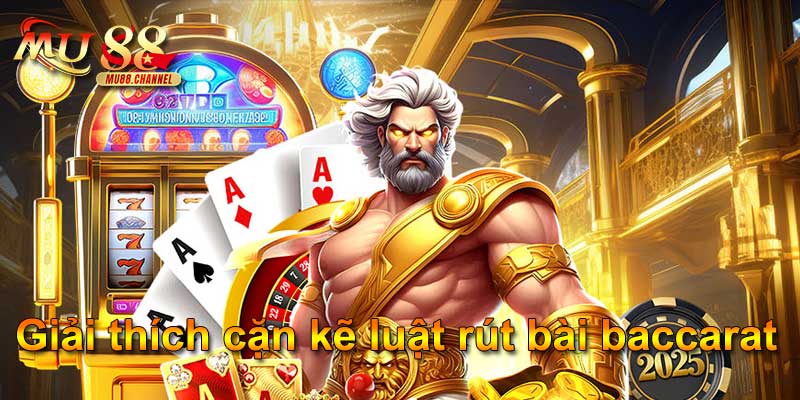 Giải thích cặn kẽ luật rút bài baccarat